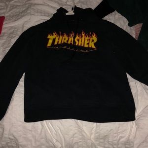 black thrasher hoodie